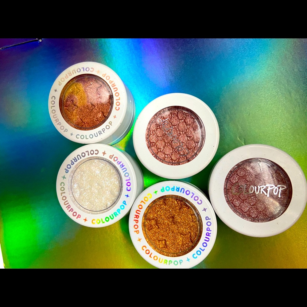 Colourpop eyeshadow in Party of five
